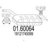 MTS 01.60064 End Silencer